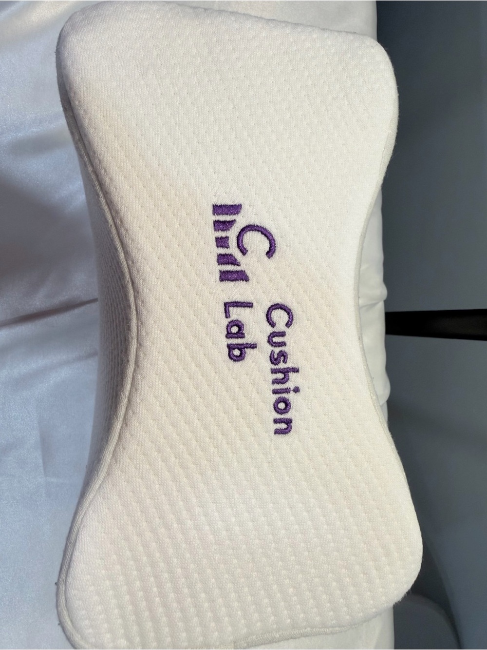 Cushion Lab Extra Dense Orthopedic Knee Pillow for Side Sleepers - Memory Foam